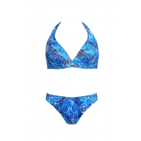 Dámske dvojdielne plavky Bora Bora 8 S115 BR8-2 Tmavomodrá vzor - Self