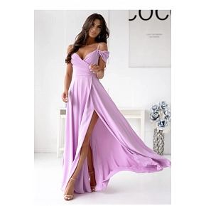 Dlouhé šaty 209873 lila - With You