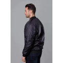 Čierno-červená pánska bunda typu "bomber" (AK95-1A) -Goodlooking