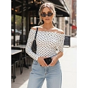 Bluzka damska hiszpanka BLISSE jasnobeżowa FashionStreet RY2511