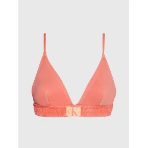 Dámsky vrchný plavkový diel bikín KW0KW01974 SM9 koralová - Calvin Klein
