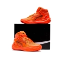 Pánske športové topánky Playmaker Pro Mid Laser M 378327 01 Neon oranžová - Puma