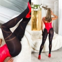 Dámmske sexy pančuchové nohavice SH81837 čierne - Koucla