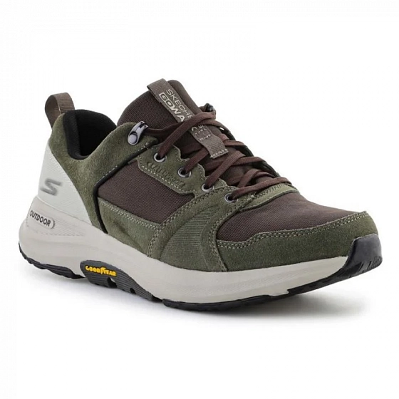 Pánske topánky M 216106-OLBR zeleno-béžové - Skechers