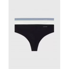 Dámske tangá 3Pack 000QD3558E NP0 viacfarebné - Calvin Klein