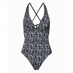 Core Logo Dámské jednodílné plavky KW0KW02076-0GK - Calvin Klein