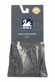 Pánske hladké bavlnené podvliekacie nohavice Man Leggings basic w58.003 - Wola