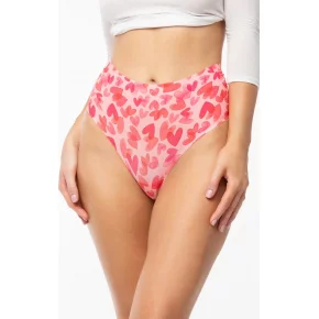 Dámske brazilky Love Vibes Simple Brasil Maxi Ružová mix - Julimex