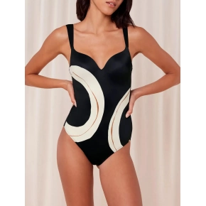 Dámske jednodielne plavky Summer Allure OWP 01 čierne - Triumph