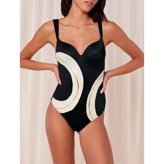 Dámske jednodielne plavky Summer Allure OWP 01 čierne - Triumph