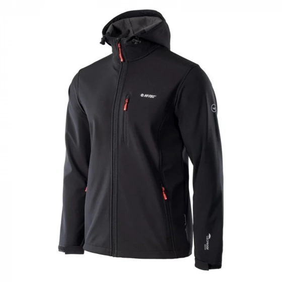 Pánska bunda Caen M 92800282249 Čierna - Hi-Tec