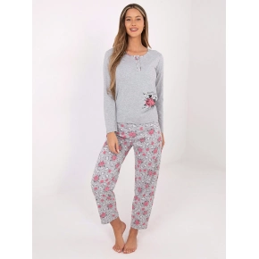 Dámske pyžamo DU PI FP 006.02 šedé - FPrice