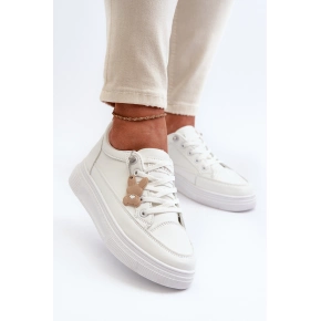 Dámske športové topánky na platforme 13613 Biela - VINCEZA