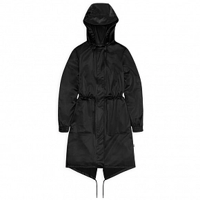 Dámsky nepremokavý kabát W3 18550 84 čierny - Rains