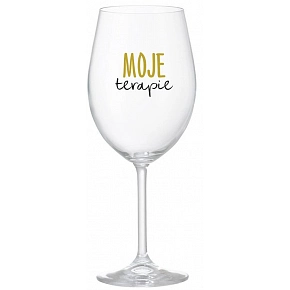 MOJE TERAPIE - čirá sklenice na víno 350 ml MOJE TERAPIE - čirá sklenice na víno 350 ml
