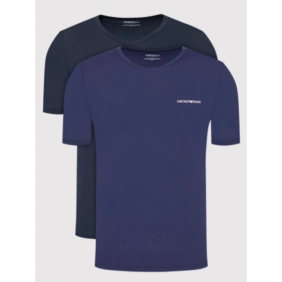 Pánske tričko - 111267 2R717 97035 - tm.modrá - Emporio Armani