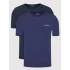 Pánske tričko - 111267 2R717 97035 - tm.modrá - Emporio Armani