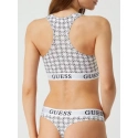 Športová bralette podprsenka - O1GC04JR06B - FF91 - Čierno/biela - Guess