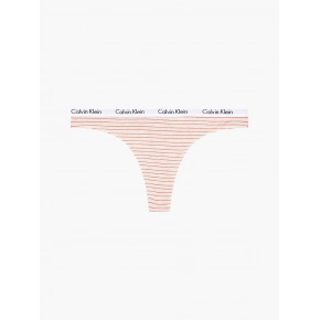 Tangá D1617E - WAN - béžová s prúžkom - Calvin Klein