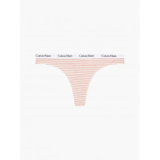 Tangá D1617E - WAN - béžová s prúžkom - Calvin Klein