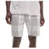 Pánske kraťasy na spanie NM2179E 1MQ - šedá / biela - Calvin Klein
