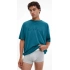 Pánske tričko NM2355E CGQ petrolej - Calvin Klein