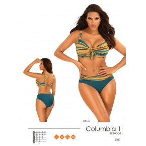 Dámske dvojdielne plavky S934CO1-1 Columbia 1 oranžová/petrolejová - Self