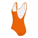 Dámske jednodielne plavky S36W-27 Fashion šport oranžové - Self