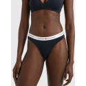 Dámske tangá THONG UW0UW03835 DW5 tm. modré - Tommy Hilfiger
