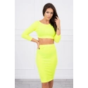 Dámsky set 9084 Neon žltá - K-Fashion