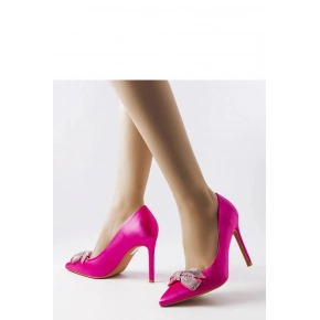 Dámské lodičky na jehlovém podpatku 23034 Fuchsiová - Sweet Shoes