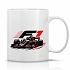 F1 - klasický bílý keramický hrníček 300 ml