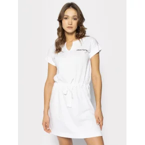 Plážové šaty KW0KW01061-YCD biela - Calvin Klein Plážové šaty KW0KW01061-YCD biela - Calvin Klein