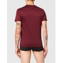 Pánske tričko 110853 1A538 - 00076 - Bordo - Emporio Armani