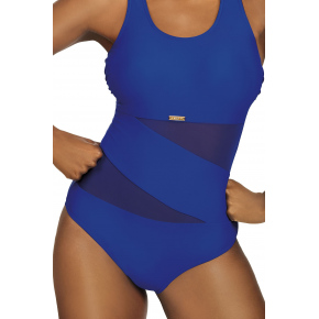 Dámske jednodielne plavky S36W-31 Fashion šport kr. modrá - Self
