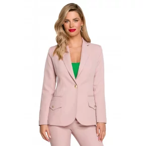 Dámske sako K141 púder ružová - Makover