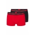 Pánske boxerky 50469775 čiernočervené - Hugo Boss