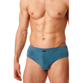 Pánske slipy 2 PACK MPP 396 B22 Modrá/sivá - Key