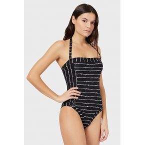 Dámske jednodielne plavky 262443 1P310 65820 čierna - Emporio Armani