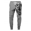 Unisex tepláky 2121560 / AFD394 Šedá s potlačou - Aloha From Deer