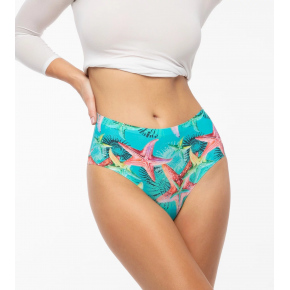 Nohavičky Sea Stars Simple Brasil Maxi zeleno-červené - Julimex