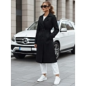 Trencz damski dwurzędowy czarny FashionStreet TY5437