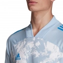 Pánske tričko Condivo FI4221 svetlo modrá s bielou - Adidas