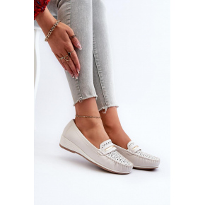 Dámske mokasíny 833959 197143 biele - Step in style
