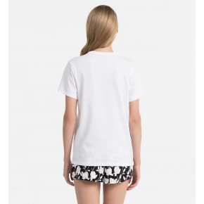 Dámske tričko QS6105E - 100 biela - Calvin Klein