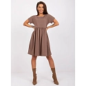 Dámske šaty RV SK 5672.03P Hnedá - Rue Paris