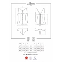 Zvodný korzet Miamor corset bordová - Obsessive