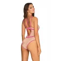 Elegantné body Nudelia teddy neon pink - Obsessive