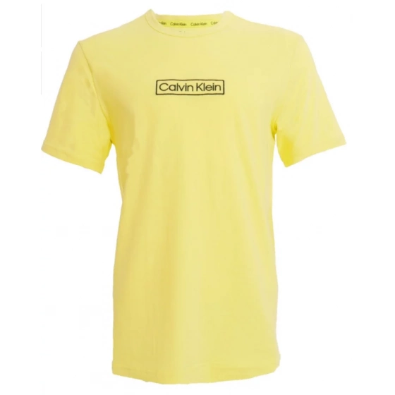 Pánske tričko s krátkym rukávom NM2268E ZJB žltá - Calvin Klein