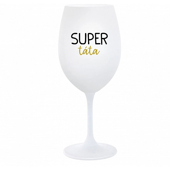 SUPER OTA - biely pohár na víno 350 ml